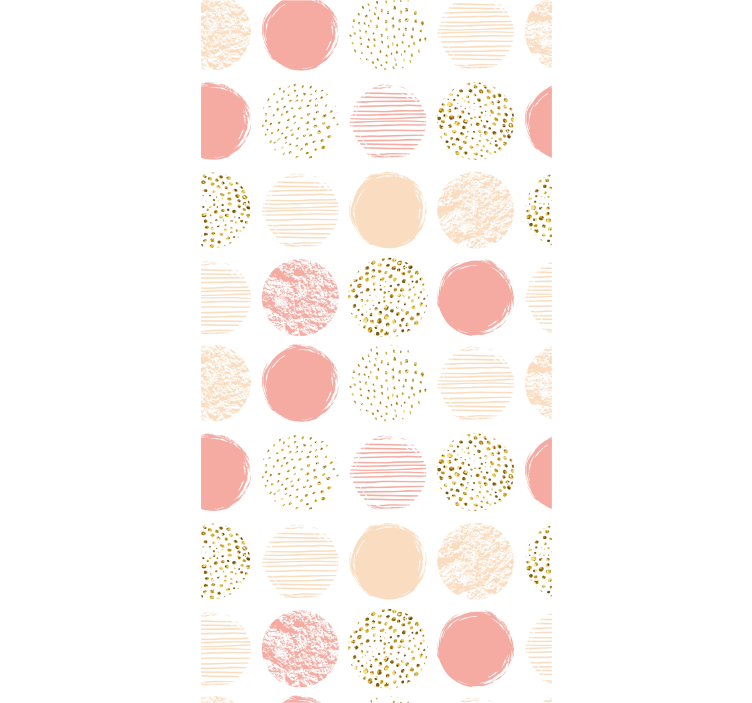 Pastel dot variety modern blind - TenStickers
