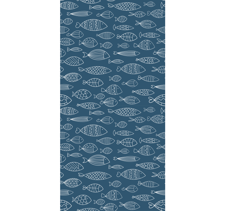 Fish Pattern Design animal blind - TenStickers