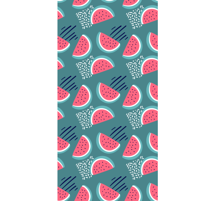 Watermelon Slice Motif blind fruit - TenStickers