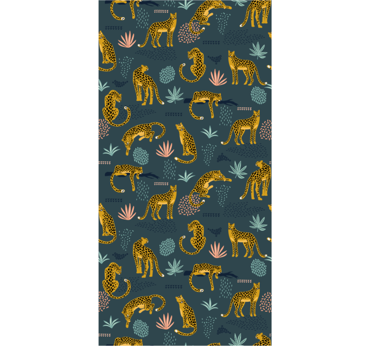 Leopard Jungle Print animal blind - TenStickers