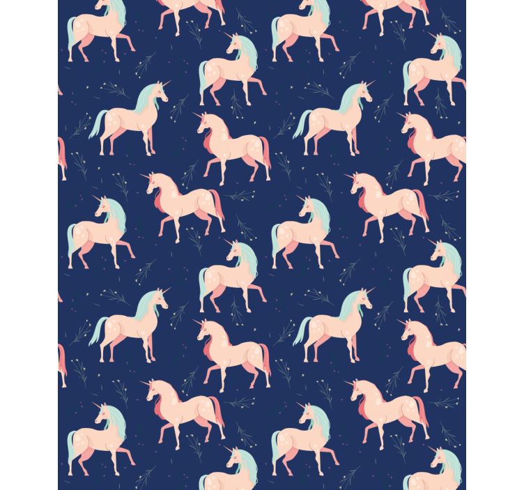 Enchanted Unicorns Motif animal blind - TenStickers