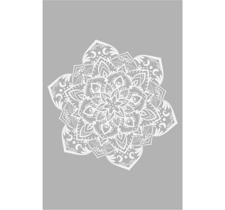 Gray big mandala zen blind - TenStickers