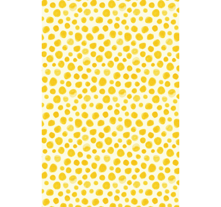 Lemon Polka Dots blind fruit - TenStickers