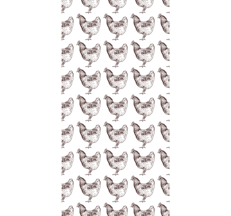 Charming Chicken Pattern animal blind - TenStickers