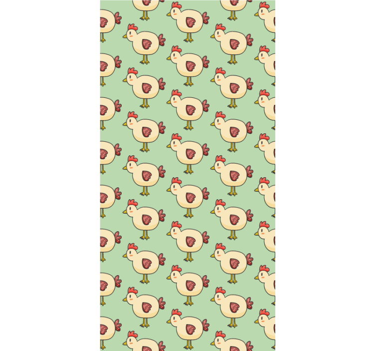 Delightful Chicken Motif animal blind - TenStickers