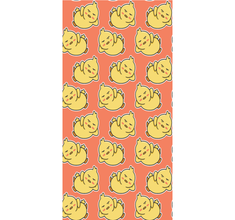 Yellow baby chicks characters animal blind - TenStickers