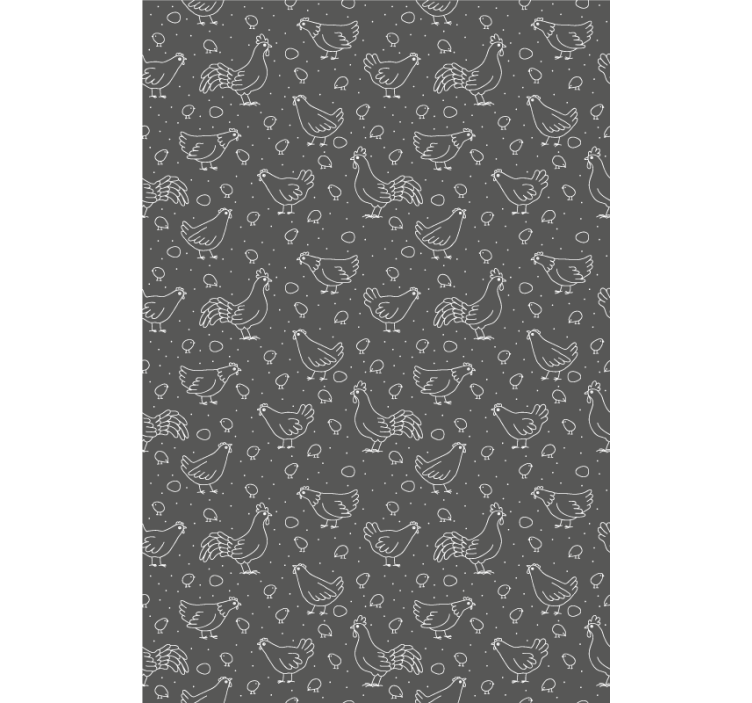 Chickens and Eggs animal blind - TenStickers