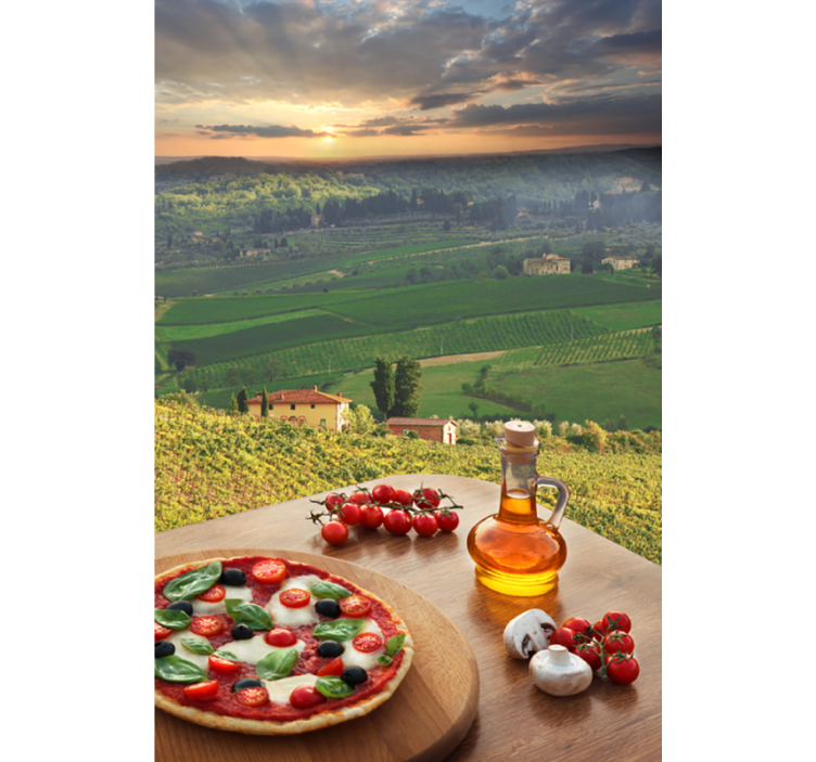 Italian Culinary Landscape blind fruit - TenStickers
