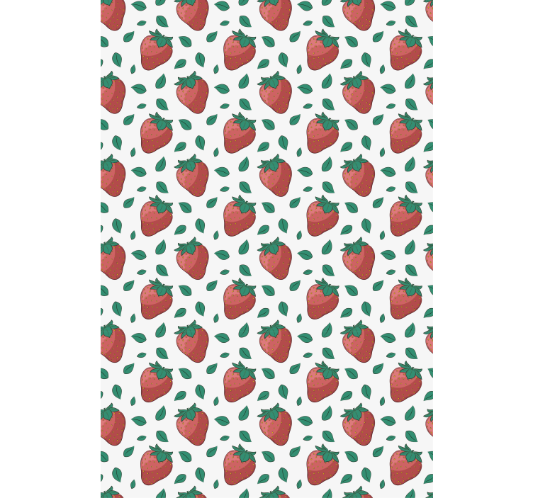 Fresh Strawberry Pattern blind fruit - TenStickers