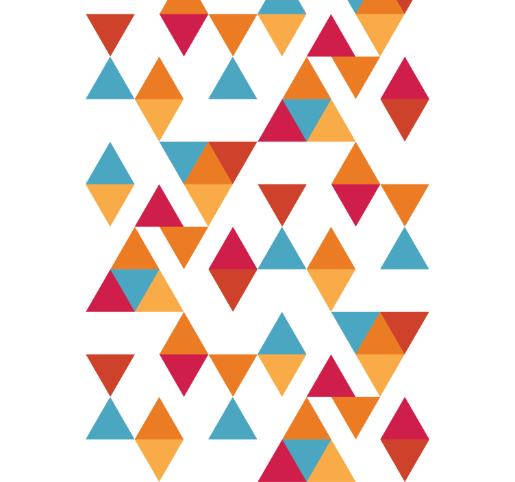 Colorful geometric triangle modern blind - TenStickers