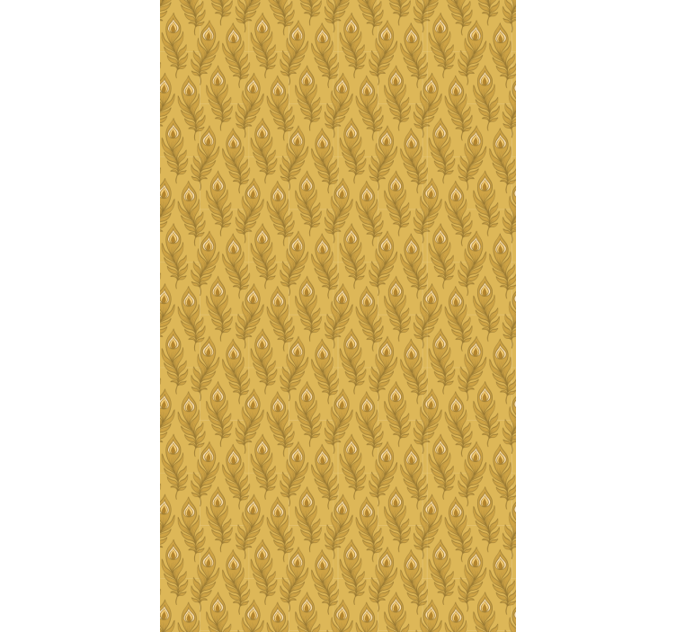 Graceful Foliage Motif blind flowers - TenStickers