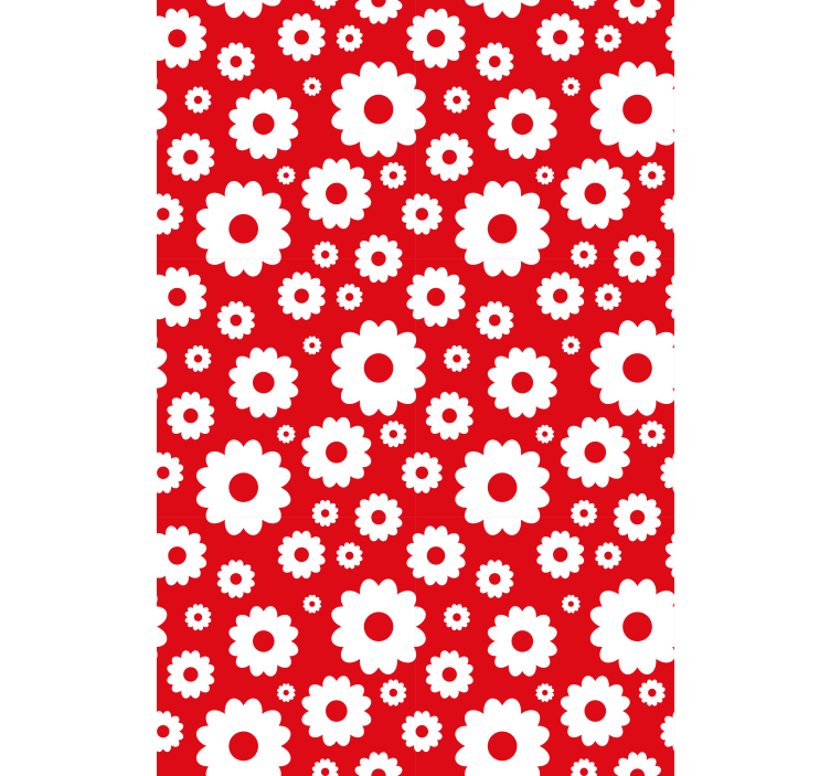 Delightful Botanical Motif floral blind - TenStickers