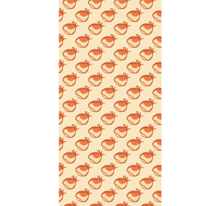 Beige vegetables pattern blind fruit - TenStickers