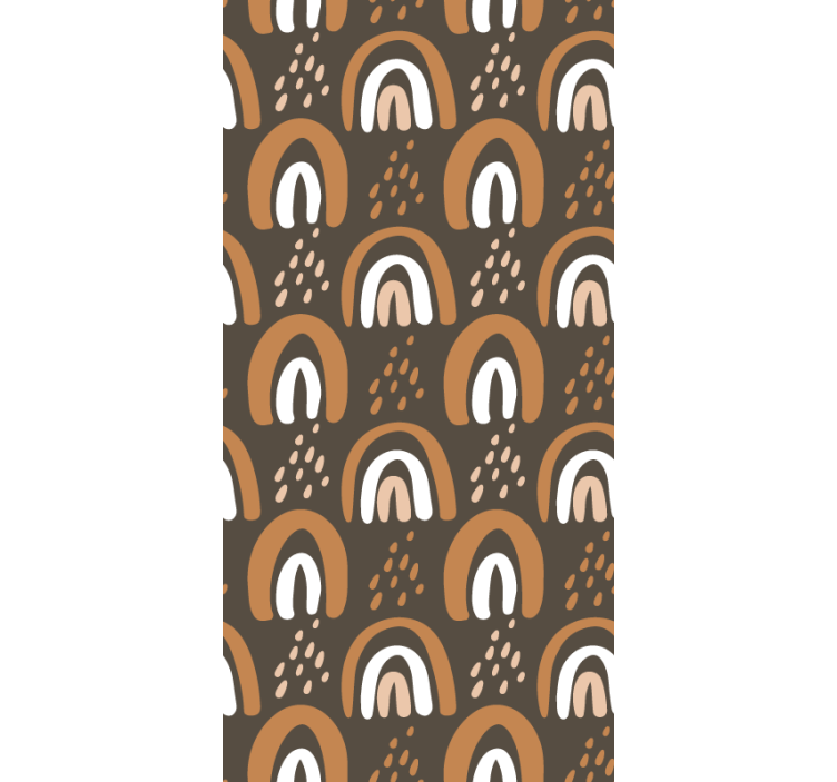 Painted earthy rainbows blind kids - TenStickers