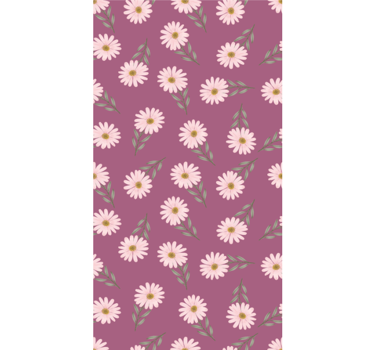 Daisy Floral Theme blind flowers - TenStickers