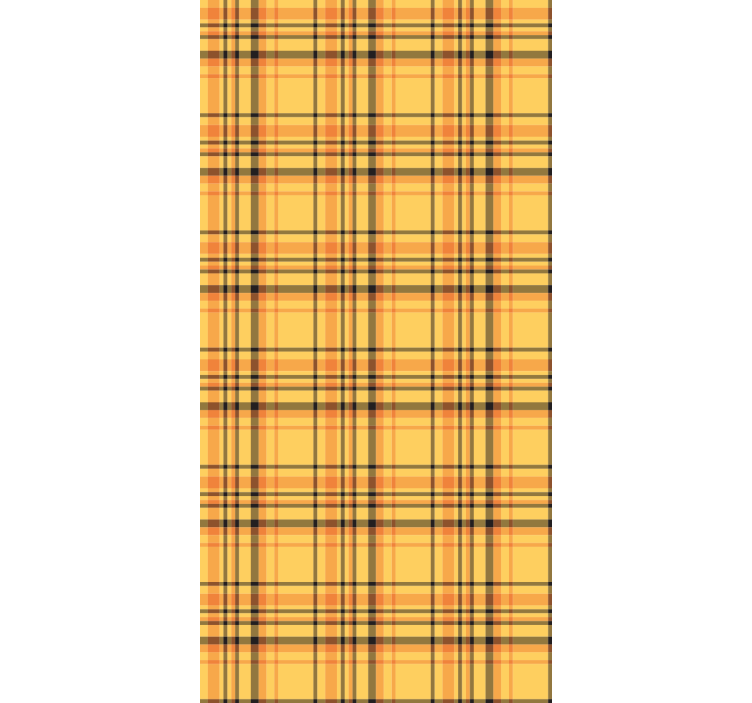 Pattern roller blind classic plaid design - TenStickers