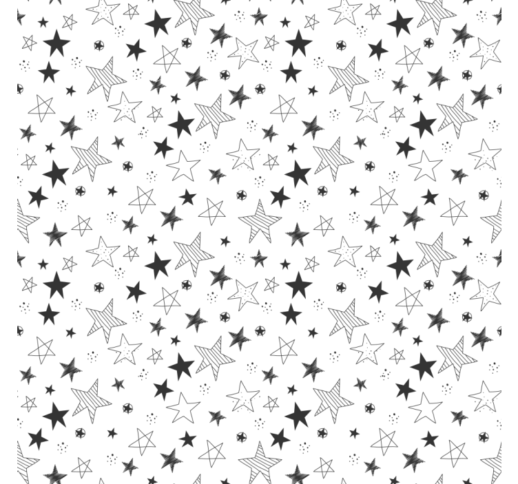 Grey starry adventure blind kids - TenStickers