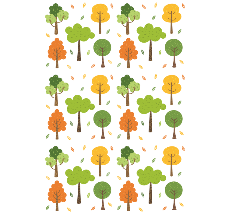 Colorful Pattern blind trees - TenStickers