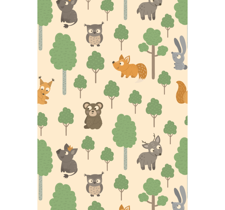 Baby forest creatures blind kids - TenStickers