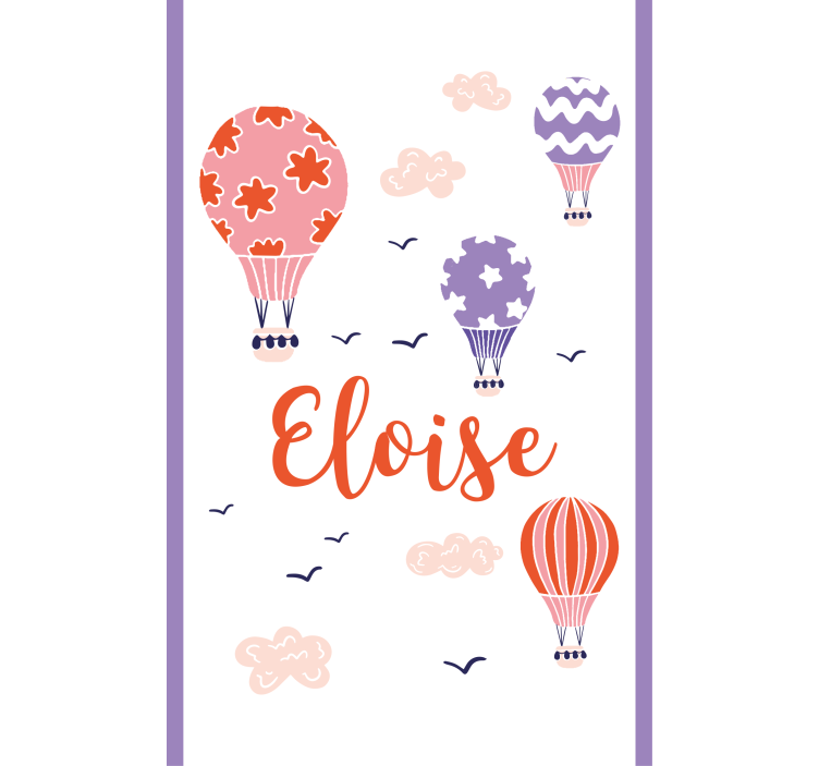 Custom hot air balloons blind kids - TenStickers