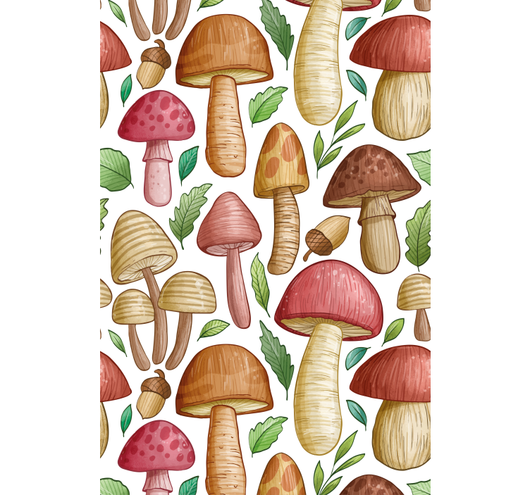 Mushroom Collection blind fruit - TenStickers