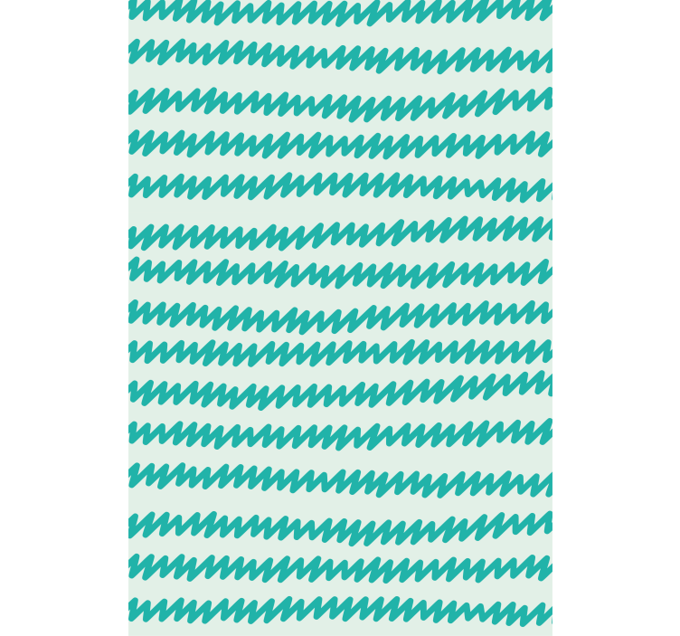 Pattern roller blind wavy lines design - TenStickers