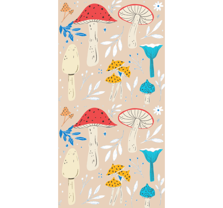 Stylized Fungi Illustration other blind - TenStickers