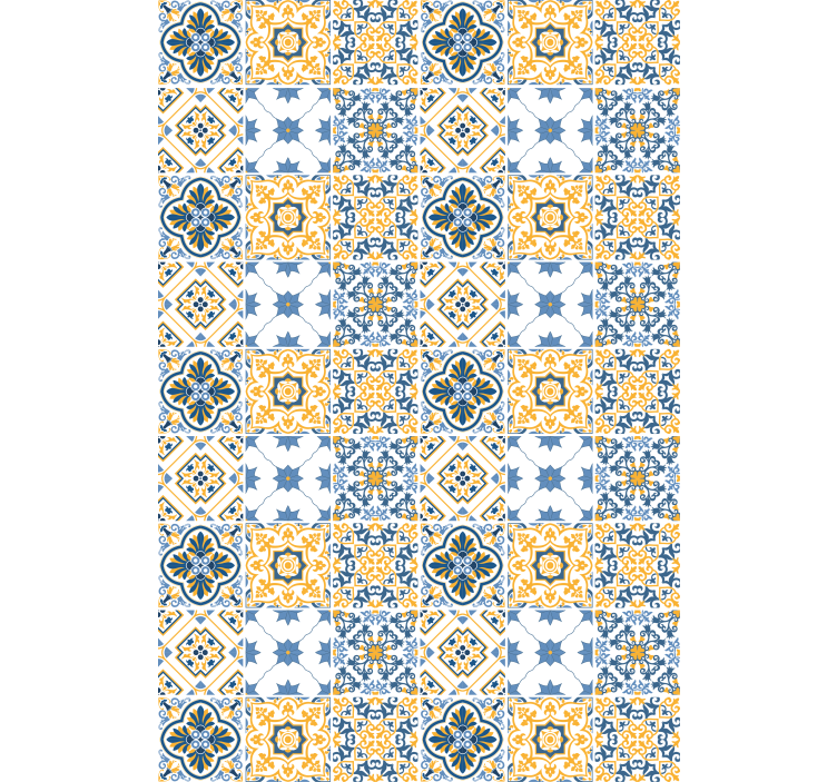 Intricate Tile Patterns pattern roller blind - TenStickers