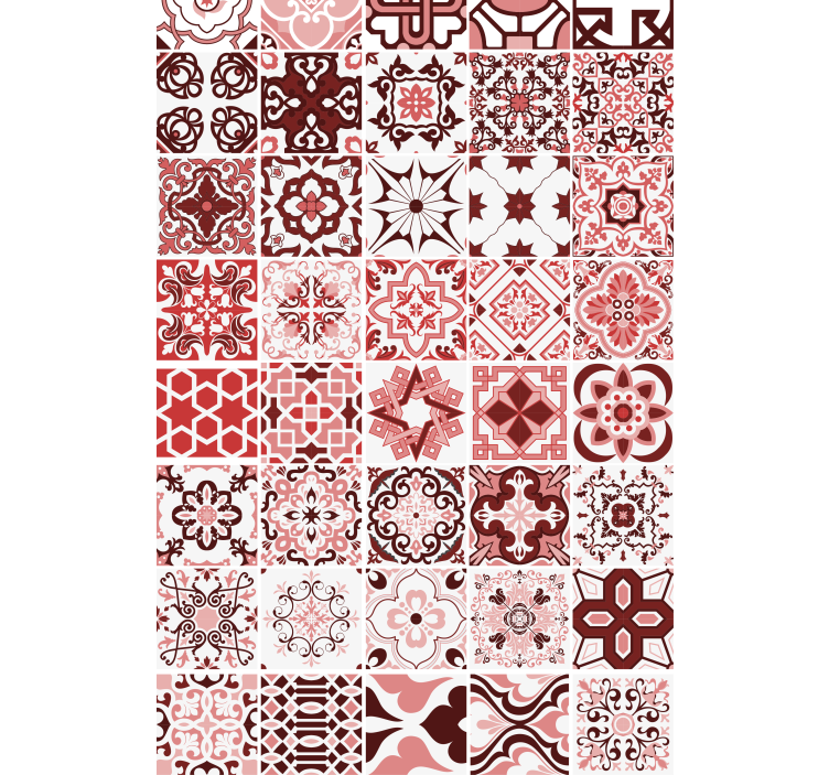Geometric Tile Patterns pattern roller blind - TenStickers