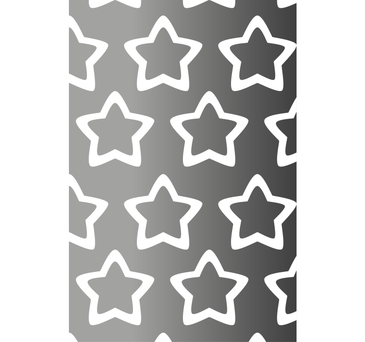 Grey star pattern modern blind - TenStickers