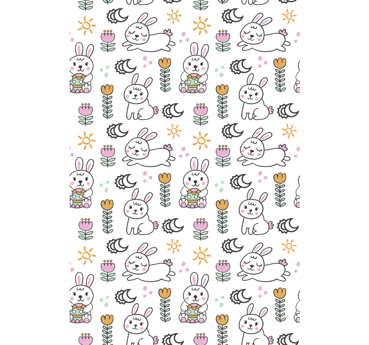 Easter bunny motif more animal blind - TenStickers