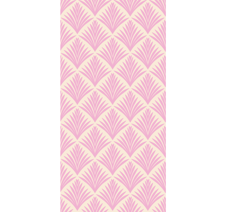 Elegant Palm Pattern blind flowers - TenStickers