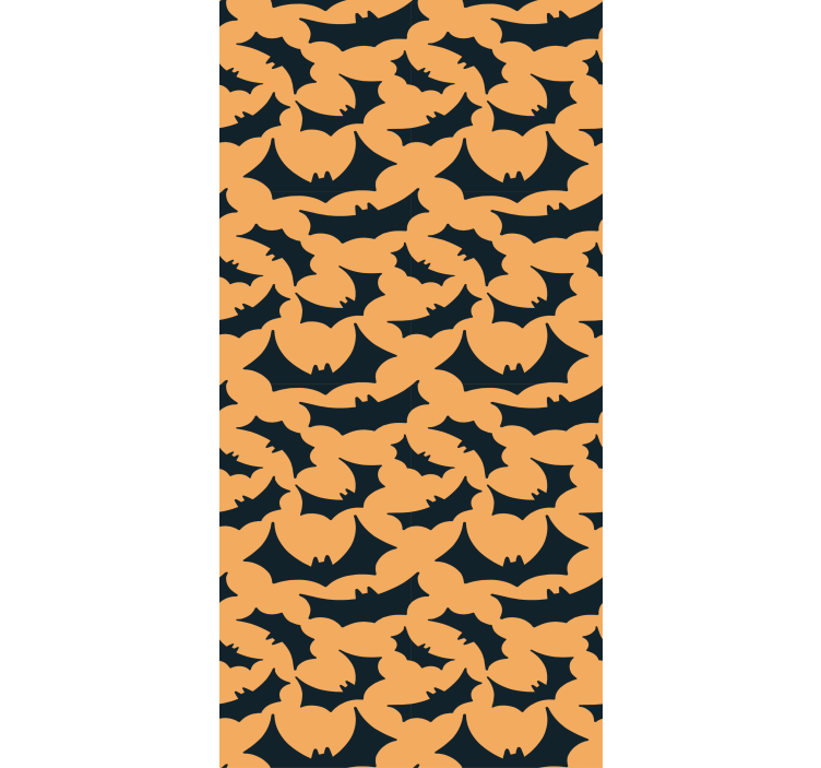 Bat Silhouette Pattern animal blind - TenStickers