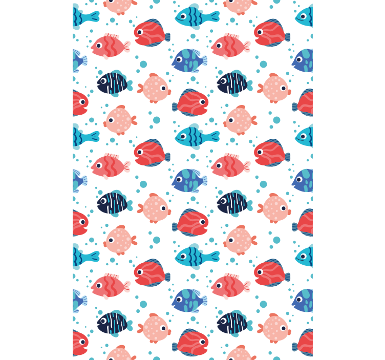 Colorful Fish Pattern animal blind - TenStickers