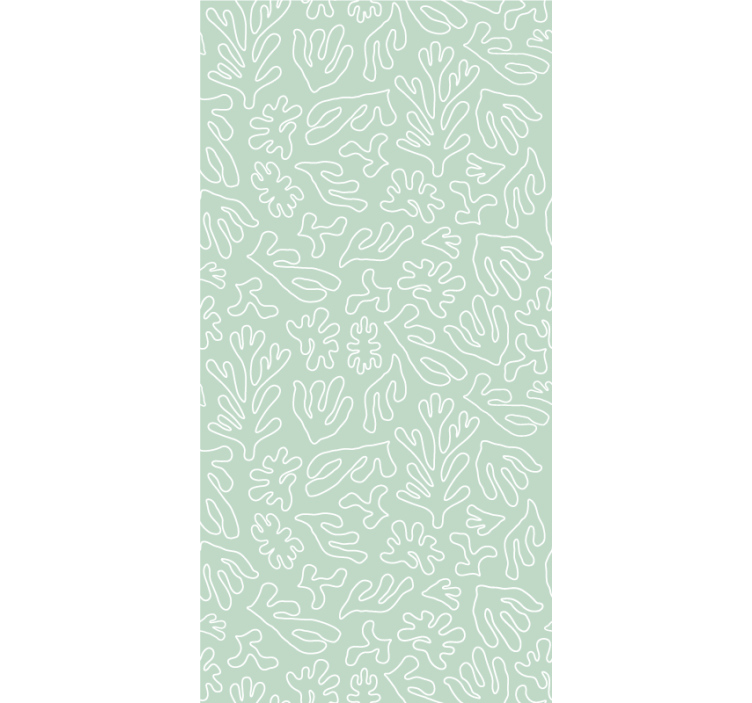 Stylish Plant Patterns blind flowers - TenStickers