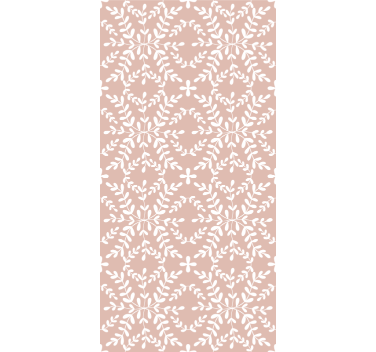 Botanical Leaf Theme blind flowers - TenStickers