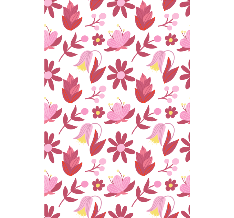 Floral Arrangement Pattern blind flowers - TenStickers