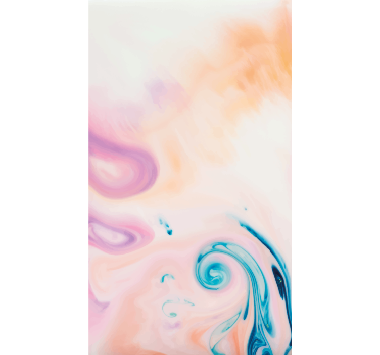 Swirling Pastel Gradient blind art - TenStickers