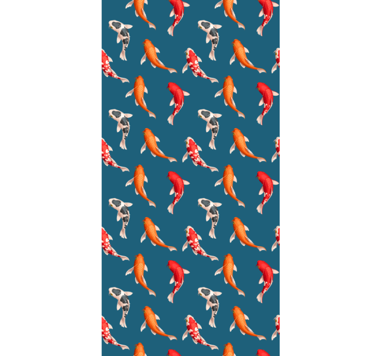 Koi Fish Pattern animal blind - TenStickers