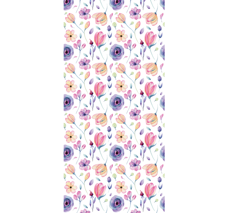 Floral Bouquet Design blind flowers - TenStickers