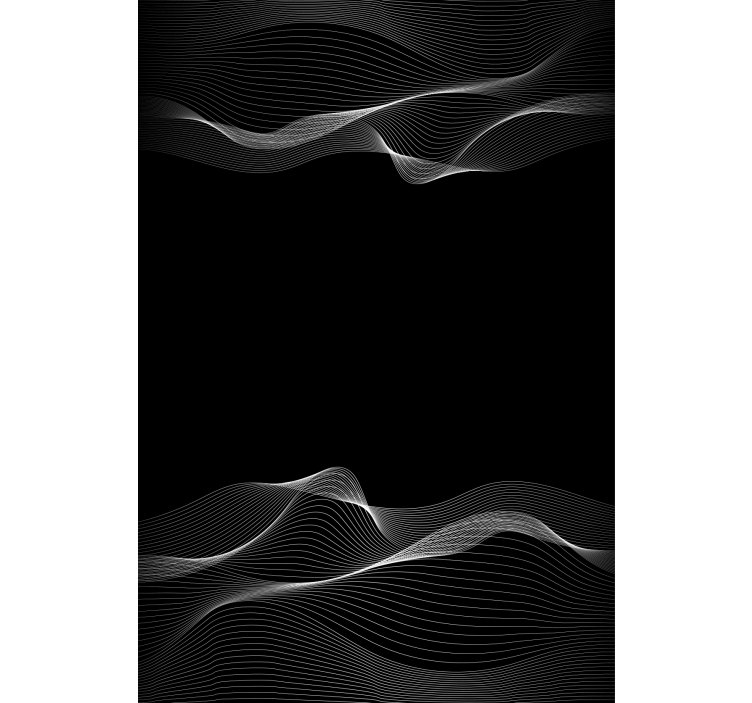 Flowing Line Patterns pattern roller blind - TenStickers
