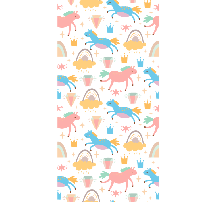 Charming Unicorn Fantasy animal blind - TenStickers