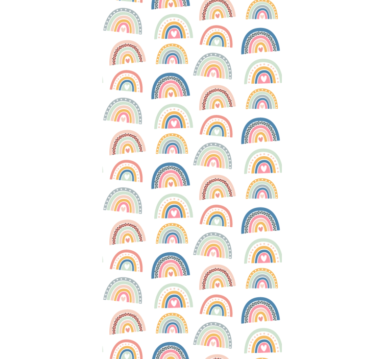 Colorful heart rainbows blind kids - TenStickers