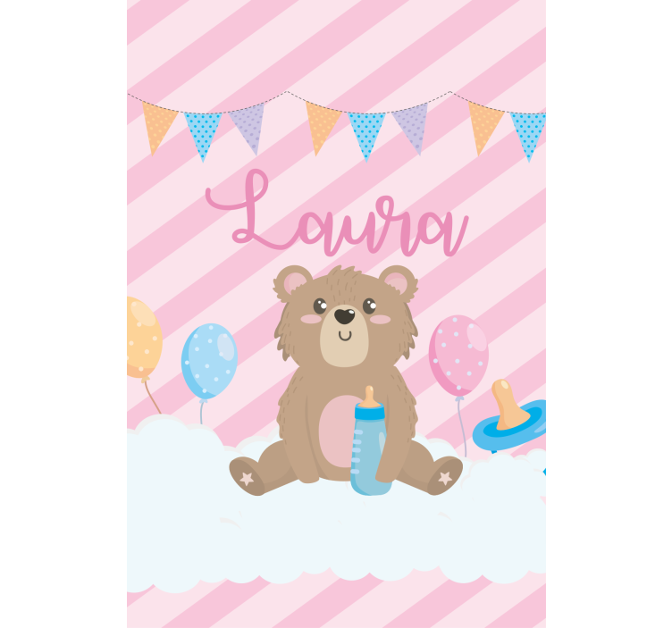 Teddy Bear Celebration custom roller blind - TenStickers