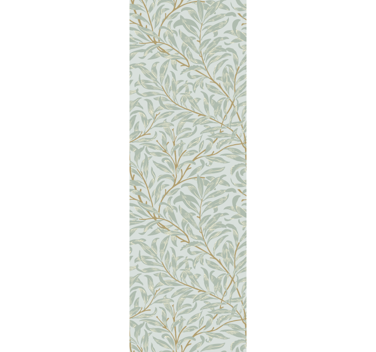 Gentle Leaf Motifs blind flowers - TenStickers