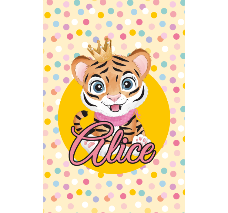 Custom baby tiger blind kids - TenStickers