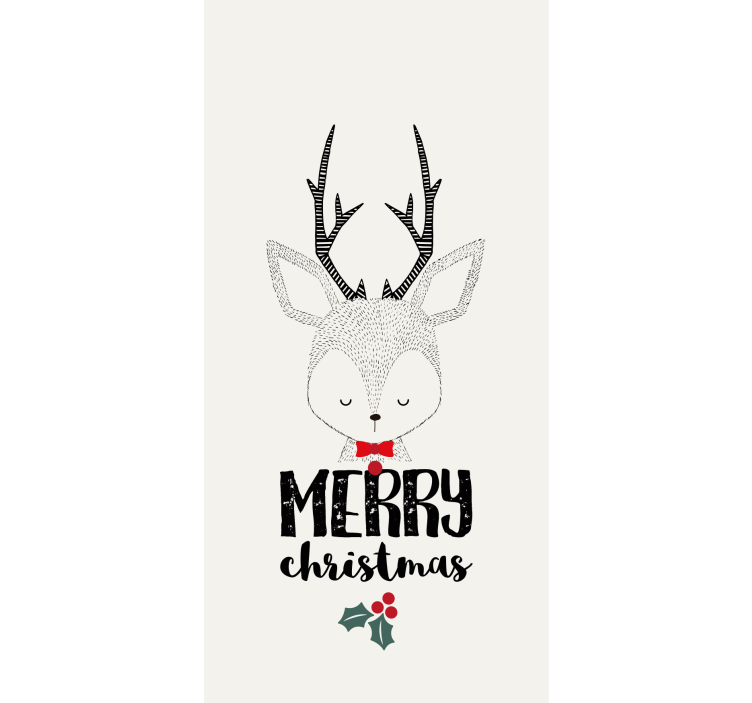 Christmas Reindeer other blind - TenStickers