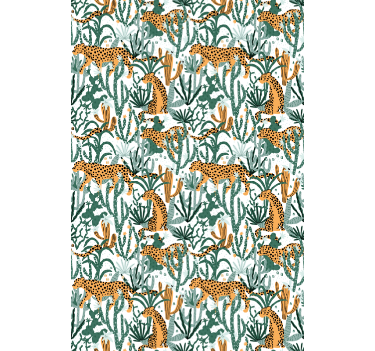 Safari Flora Fauna animal blind - TenStickers
