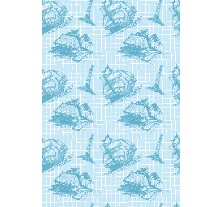 Nautical Pattern other blind - TenStickers