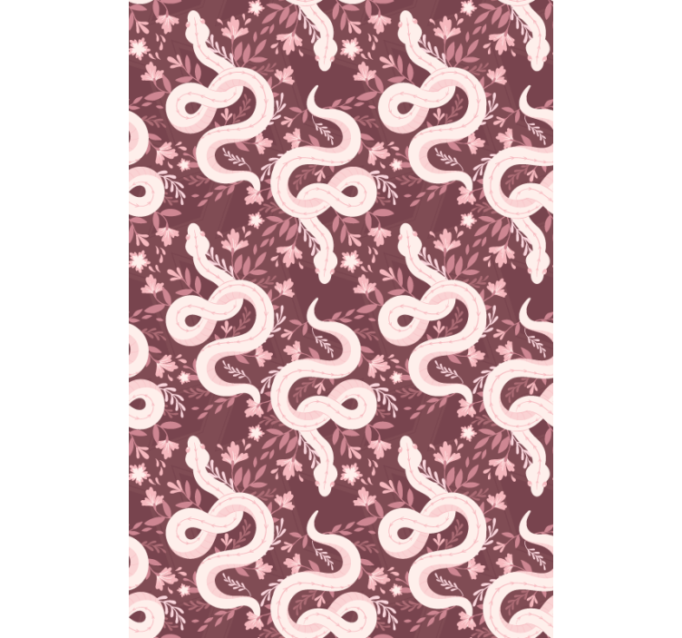 Coiling Serpents Floral more animal blind - TenStickers